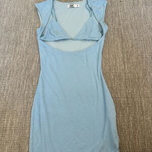 Tiger almost blue dress